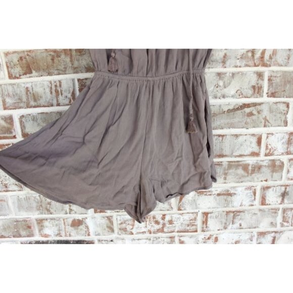 SMYM Williamsburg Caged Romper in Dune Cloud XS - Picture 7 of 8